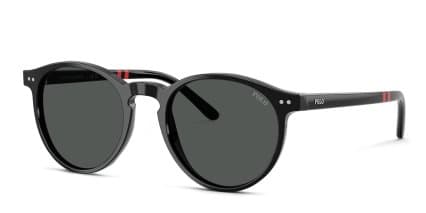 Polo Ralph Lauren PH4236 Black, Gray glasses - Black / Gray - Angle View