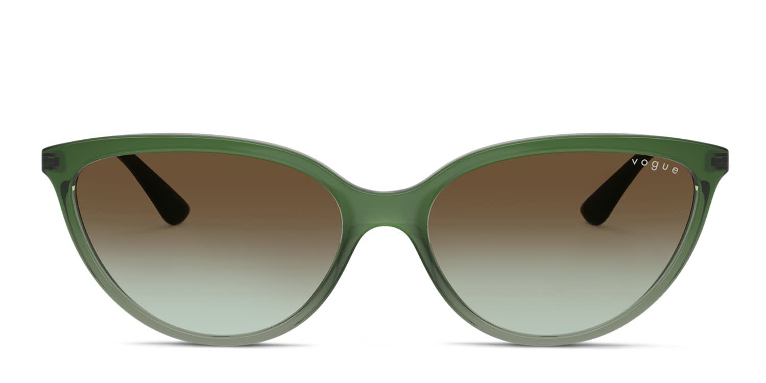 Vogue VO5672S Green, Clear glasses - Green / Clear - Frontal View