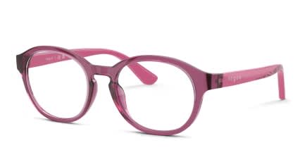 Vogue Eyewear VY2041 Kids Purple, Clear glasses - Purple / Clear - Angle View