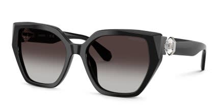 Swarovski SK6044U Black, Gray glasses - Black / Gray - Angle View