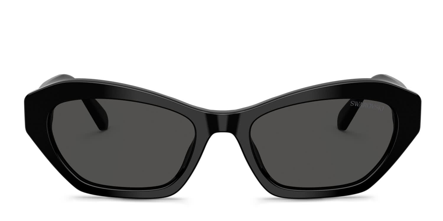 Swarovski SK6002 Shiny Black Prescription Sunglasses