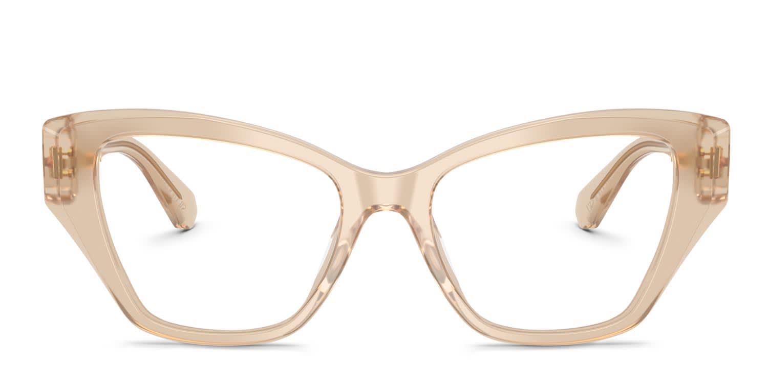 Swarovski SK2050U White, Beige glasses - White / Beige - Frontal View