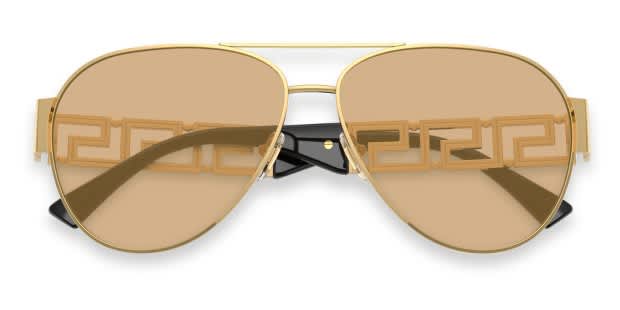 Versace VE2289 Gold Prescription Sunglasses