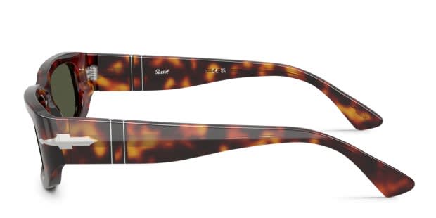 Persol PO3385S Mel tortoise frame with green lenses. Lenses  display picture 2