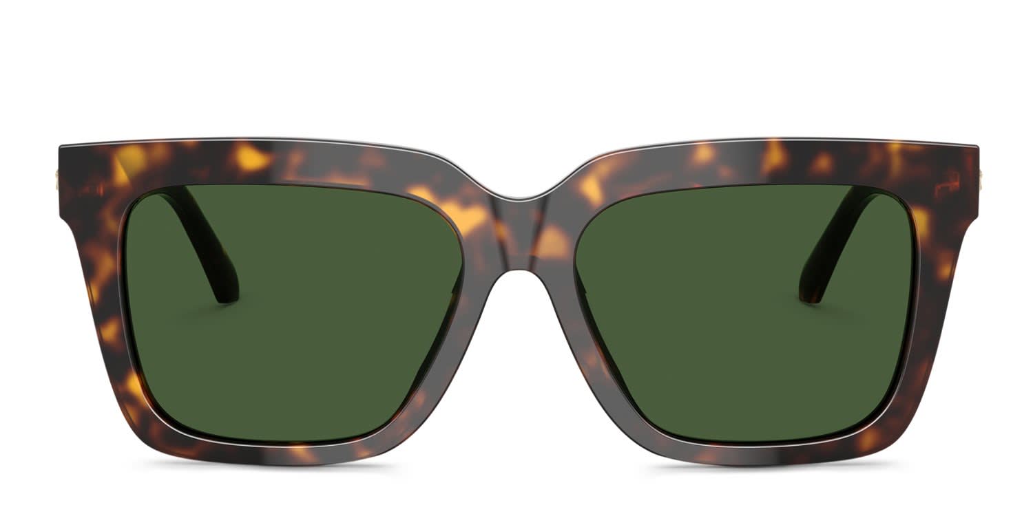 Versace VE4498 Tortoise, Green glasses - Tortoise / Green - Frontal View