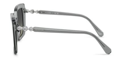 Swarovski SK6049 Clear, Gray glasses - Clear / Gray - Side View