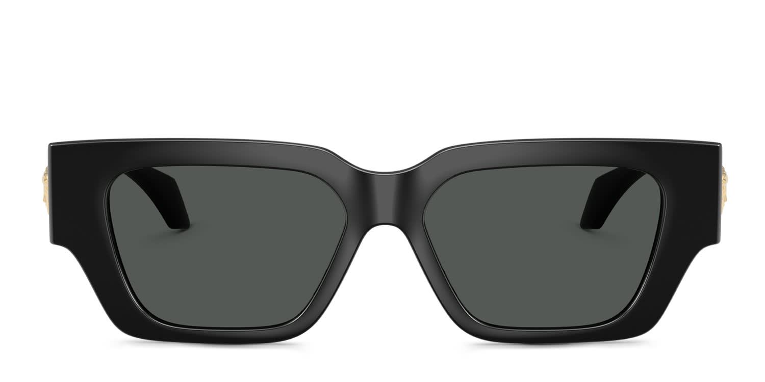 Versace VE4497U Black, Gray glasses - Black / Gray - Frontal View