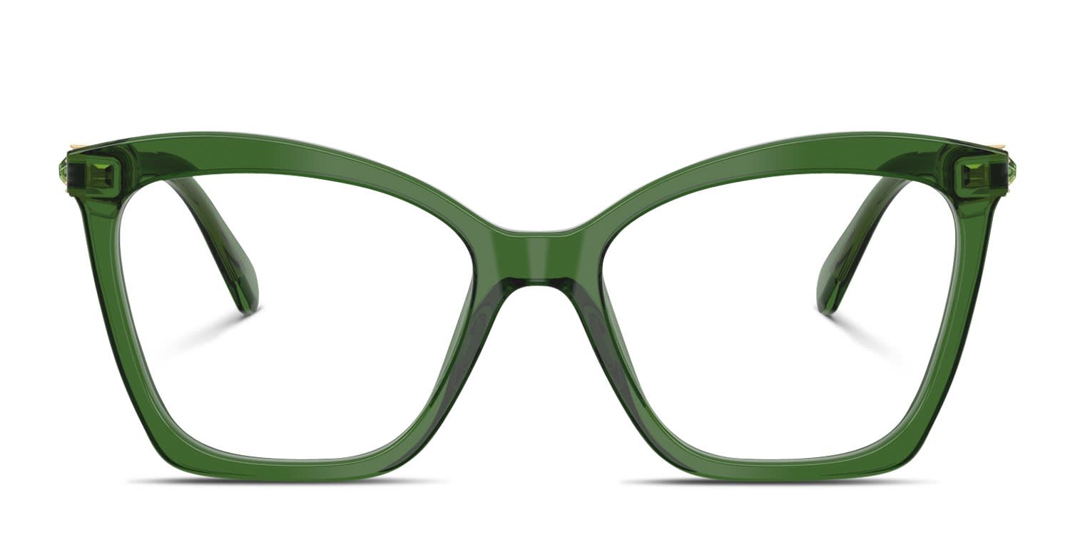 Swarovski SK2053 white , green frame