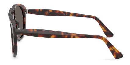 Persol PO0649NE Tortoise, Gray glasses - Tortoise / Gray - Side View