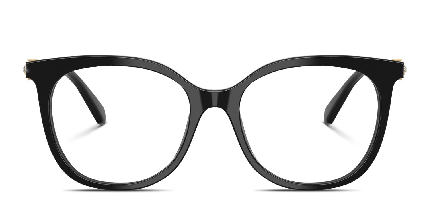 Swarovski SK2055 Black glasses - Black - Frontal View