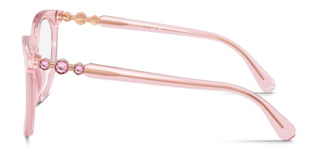 Swarovski SK2055 clear , pink frame