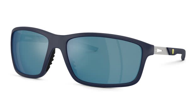 Ferrari Scuderia FZ6021U blue frame with mirrored blue lenses