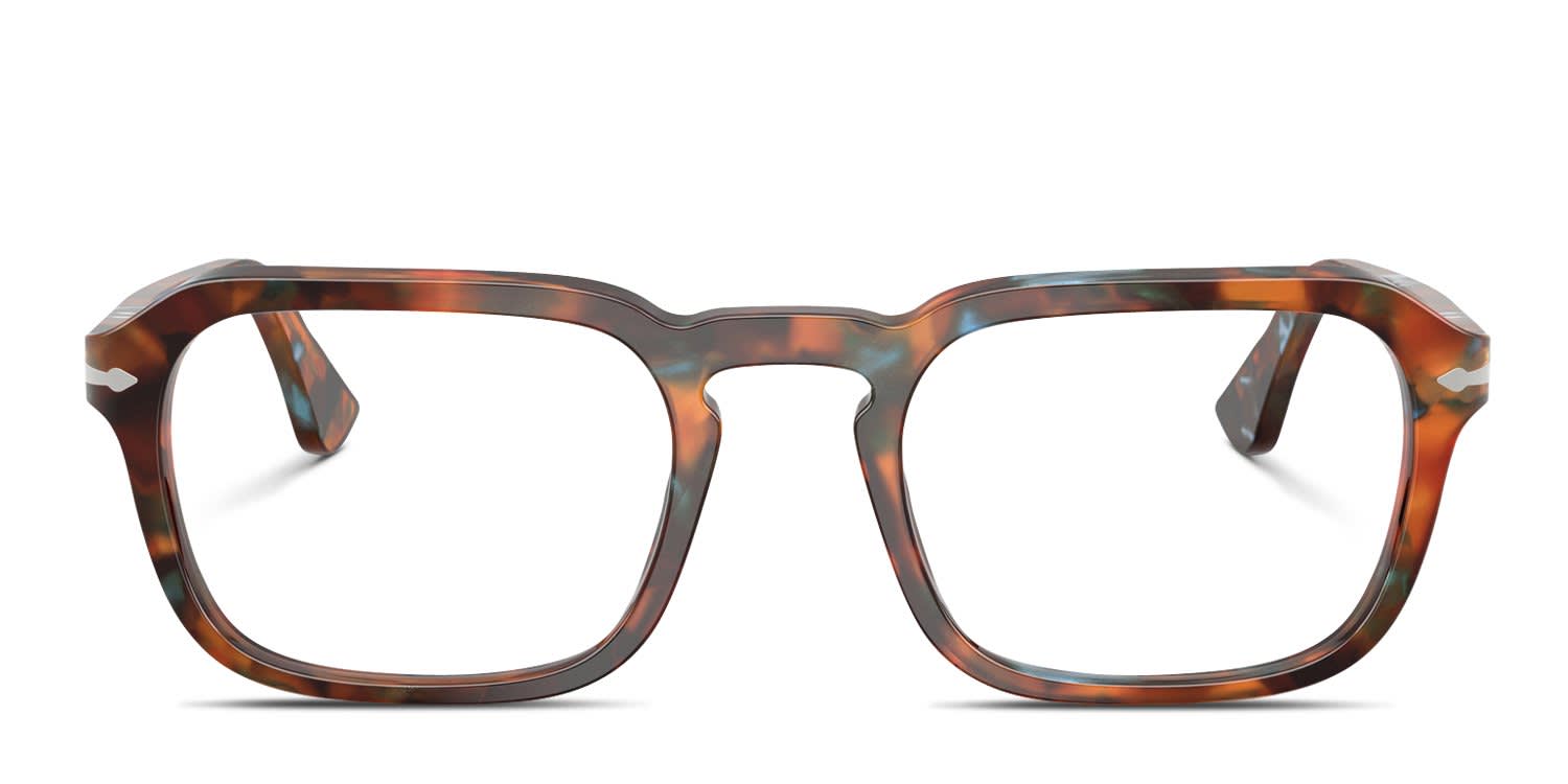 Persol PO3390V Tortoise, Brown, Blue glasses - Tortoise / Brown / Blue - Frontal View