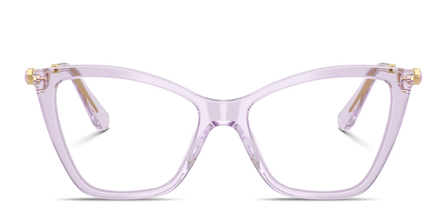 Swarovski SK2051 clear , purple frame