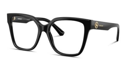 Burberry BE2443 Black glasses - Black - Angle View