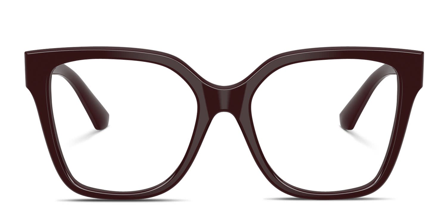 Burberry BE2443 Red glasses - Red - Frontal View