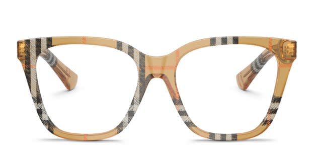 N*a様 週末限定価格【美品】BURBERRY BRIT メガチェック ポロシャ Burberry BE2438 multicolor , brown frame