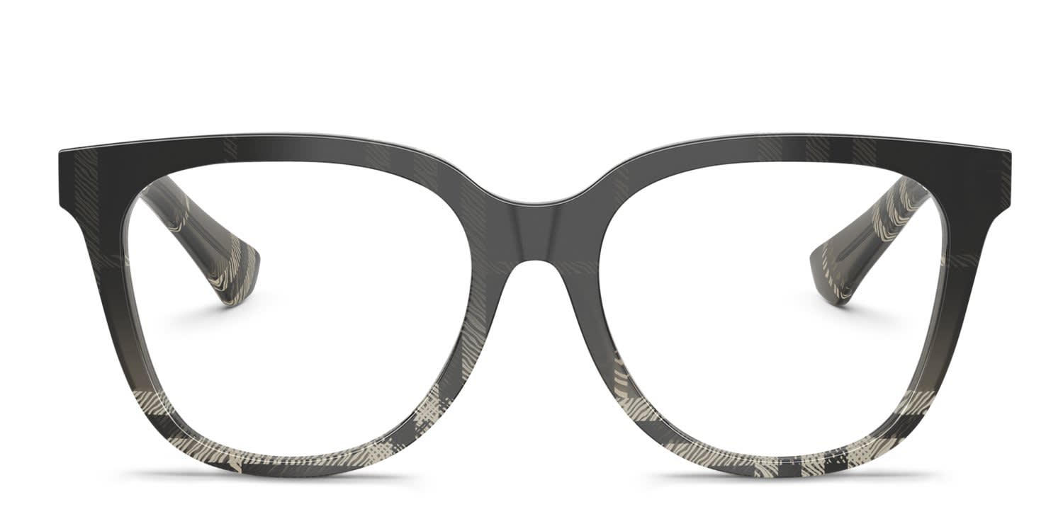 Burberry BE2439 Gray, Multicolor glasses - Gray / Multicolor - Frontal View