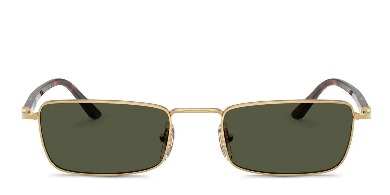 Persol PO1025S Gold, Green glasses - Gold / Green - Frontal View