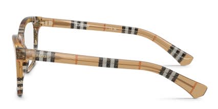 Burberry BE2440 Multicolor, Brown glasses - Multicolor / Brown - Side View