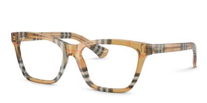 Burberry BE2440 Multicolor, Brown glasses - Multicolor / Brown - Angle View