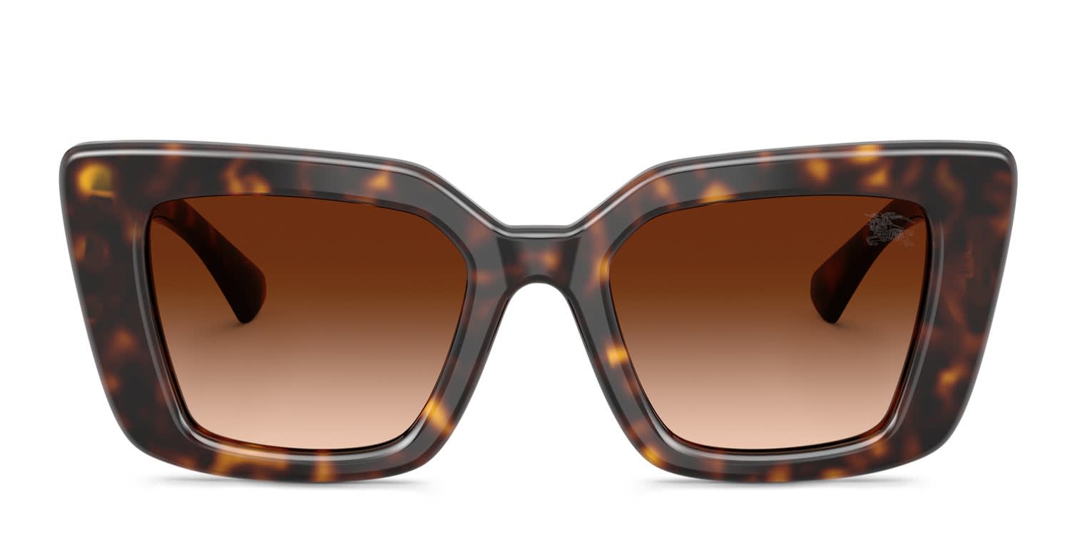 Burberry BE4476 Tortoise, Brown glasses - Tortoise / Brown - Frontal View