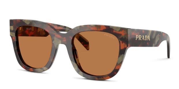 Prada Tortoiseshell Sunglasses - Brown Amber PRA998729_4_enlargedcopy_1024x  main image 3