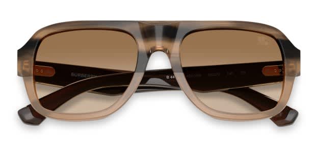 Burberry Brown Gradient Lens Sunglasses with Taupe Case Burberry BE4476 S (51 - 20) with Brown lenses and Beige  main image 2