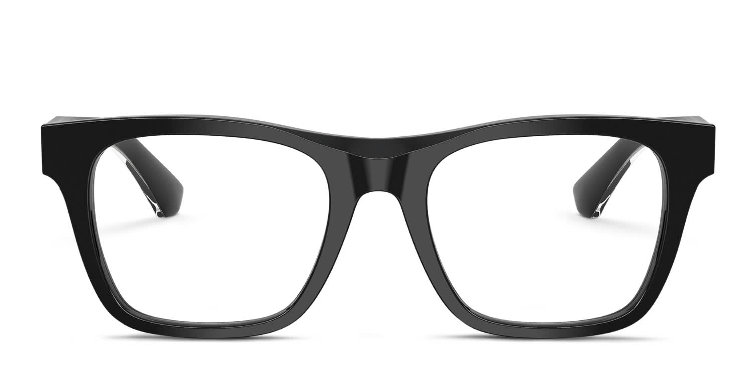 Burberry BE2445 Black glasses - Black - Frontal View