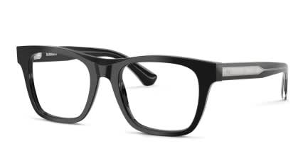 Burberry BE2445 Black glasses - Black - Angle View