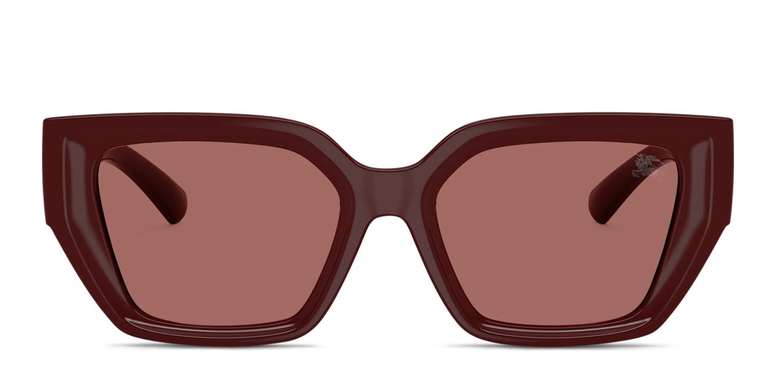 Burberry BE4472U Red, Purple glasses - Red - Frontal View