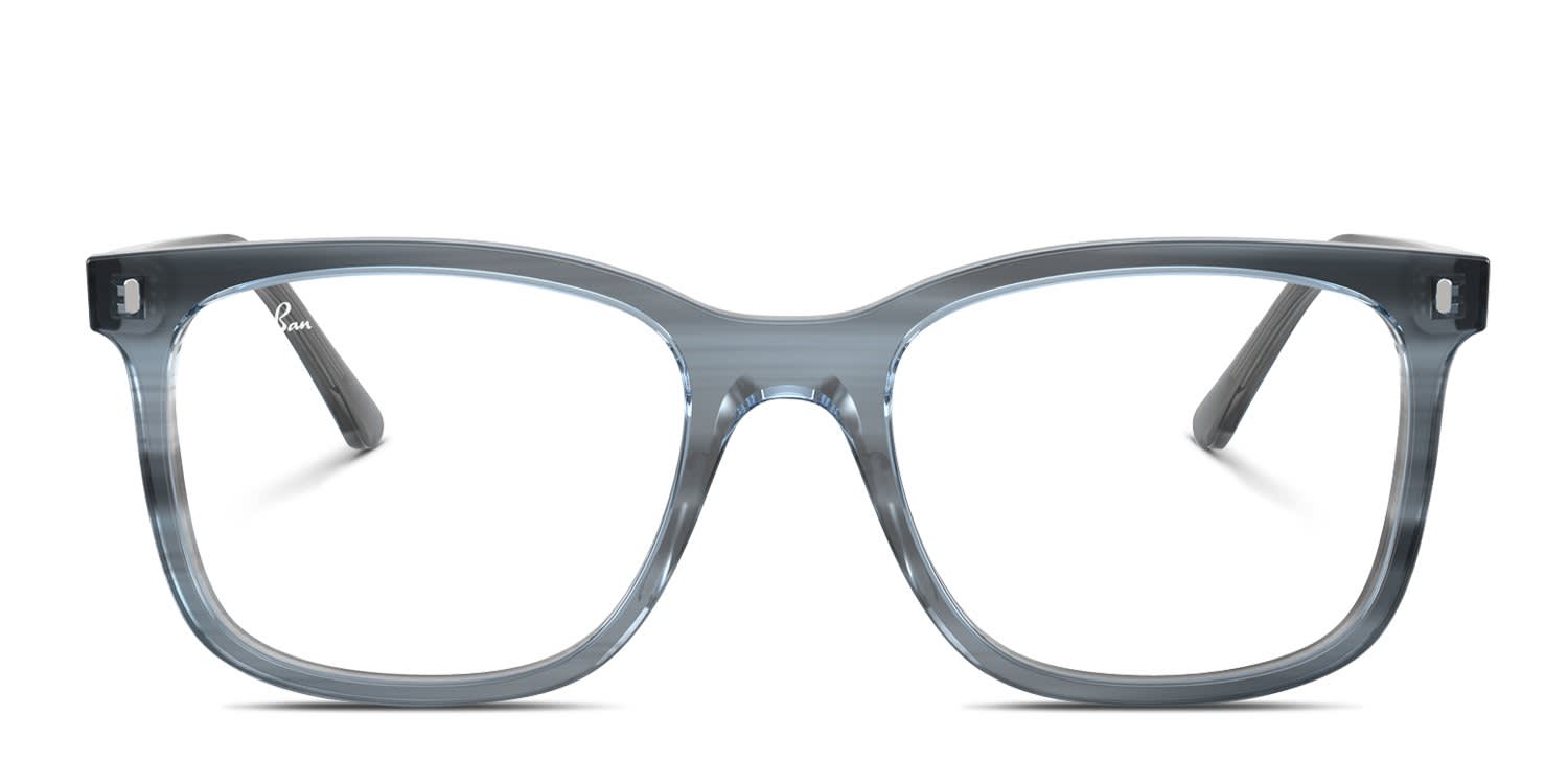 Ray-Ban RX5446 Multicolor, Blue glasses - Multicolor / Blue - Frontal View