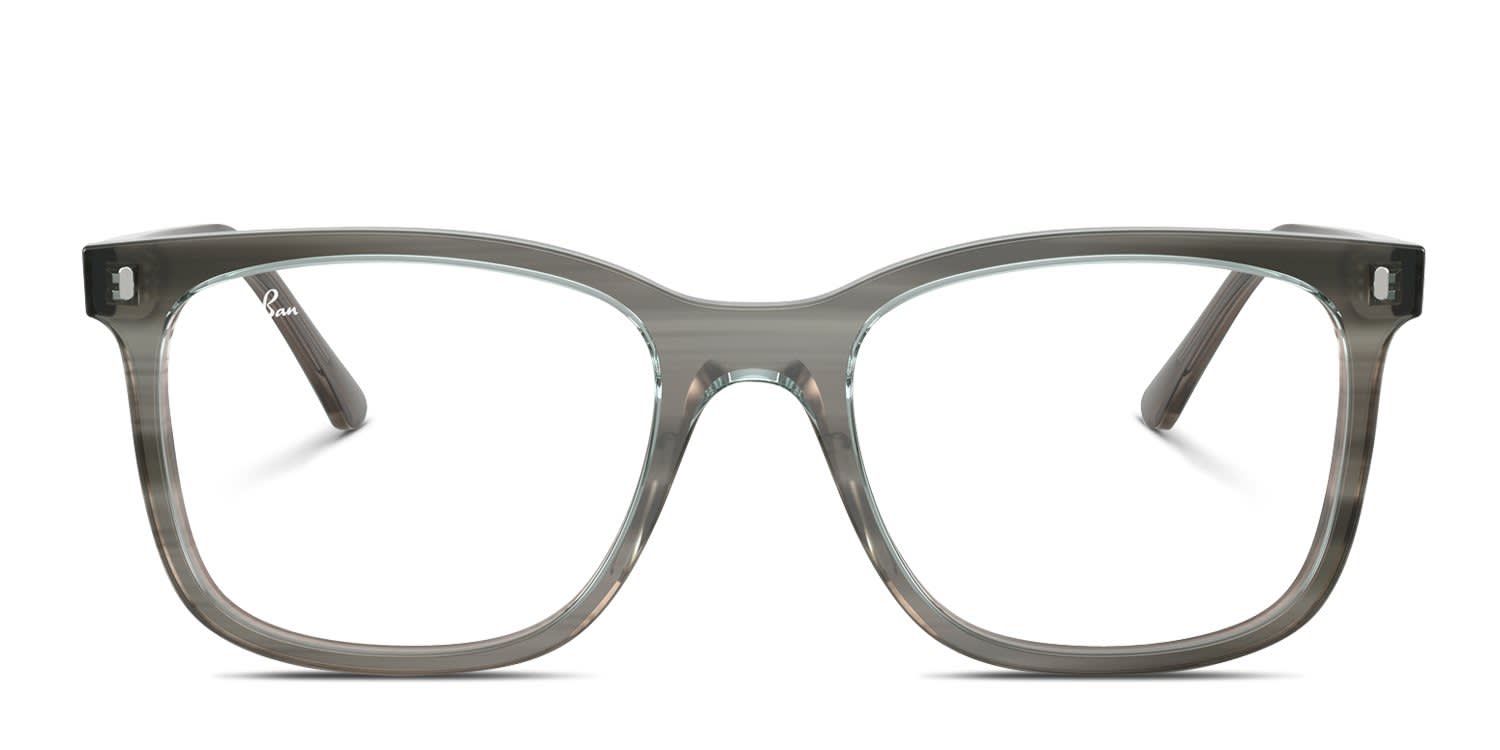 Ray-Ban RX5446 Multicolor, Gray glasses - Multicolor / Gray - Frontal View