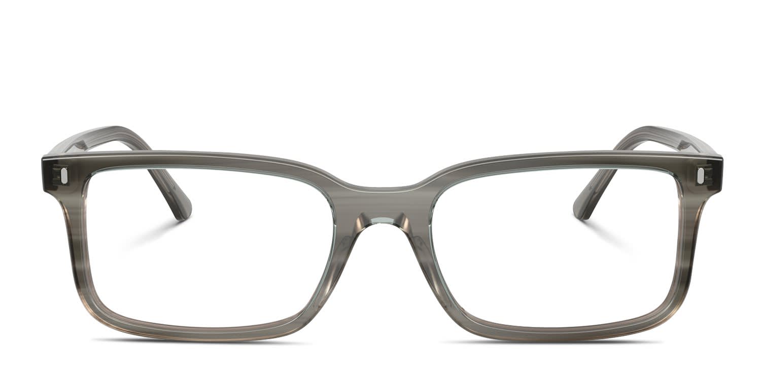 Ray-Ban RX5445 Multicolor, Gray glasses - Multicolor / Gray - Frontal View