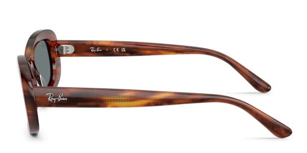 Ray-Ban RB2221 multicolor , tortoise frame with blue lenses