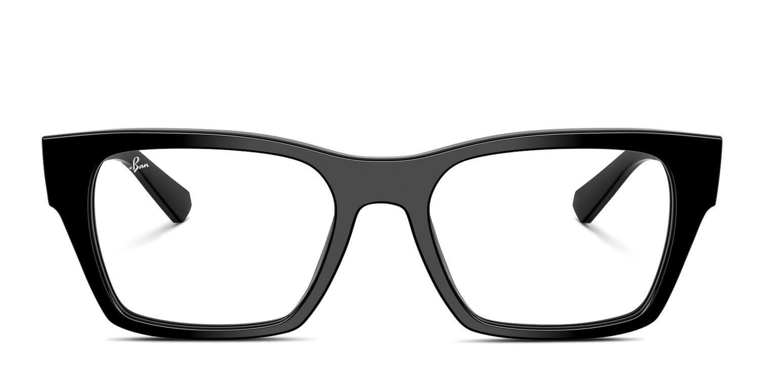 Ray-Ban RX5448 Black glasses - Black - Frontal View