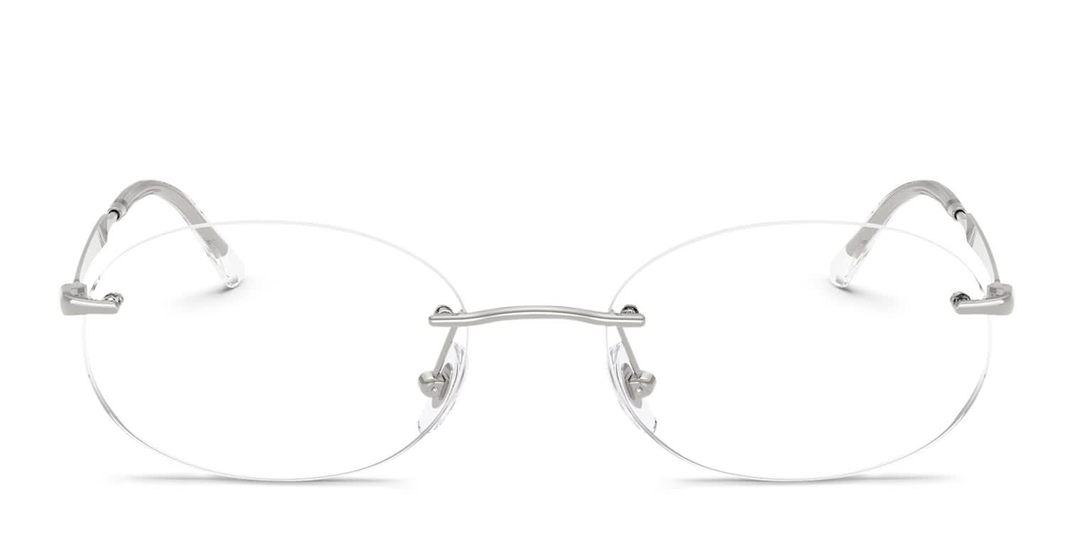 Ray-Ban RX3767V Silver glasses - Silver - Frontal View