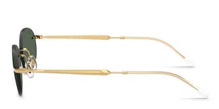 Ray-Ban RB3767 Gold, Green glasses - Gold / Green - Side View