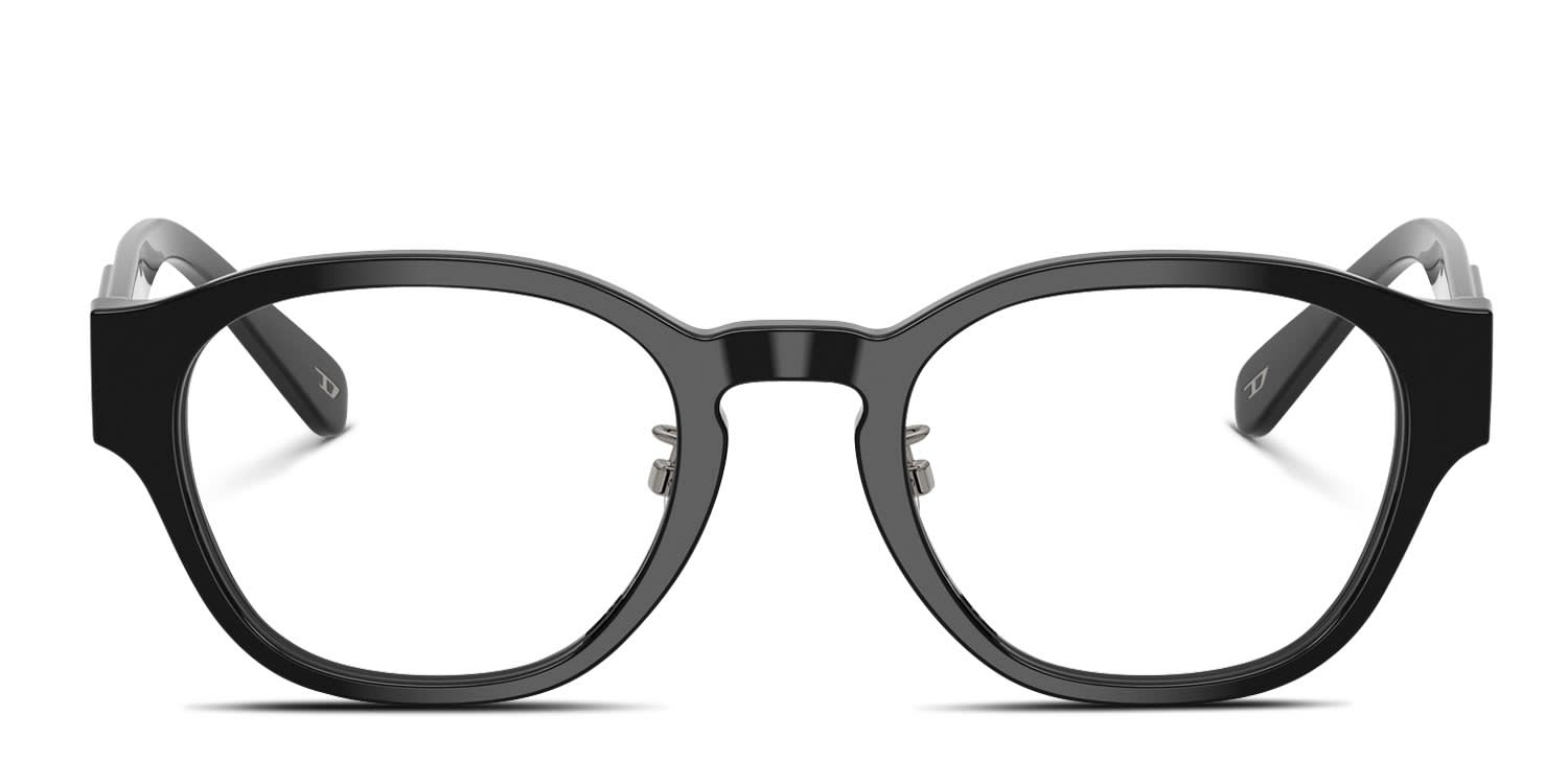 Diesel DL4011D Black glasses - Black - Frontal View