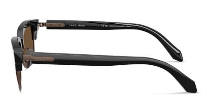 Giorgio Armani AR8243 Black, Brown glasses - Black / Brown - Side View