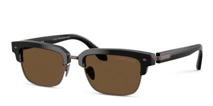 Giorgio Armani AR8243 Black, Brown glasses - Black / Brown - Angle View