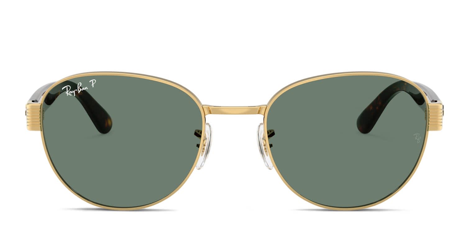 Ray-Ban RB3766CH Gold, Gray glasses - Gold / Gray - Frontal View