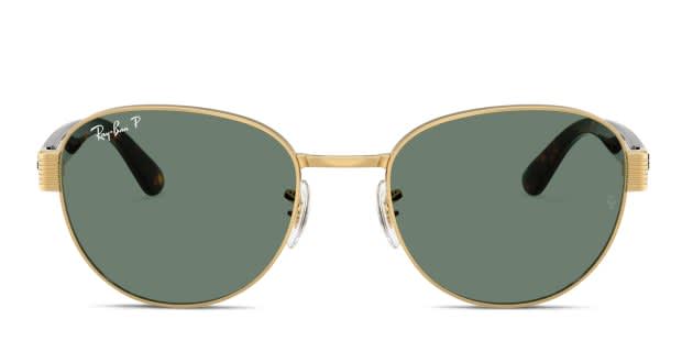 小物 Ray-Ban Bausch & Lomb Full-rim Ray-Ban RB3766CH gold frame with polarized grey lenses. Lenses