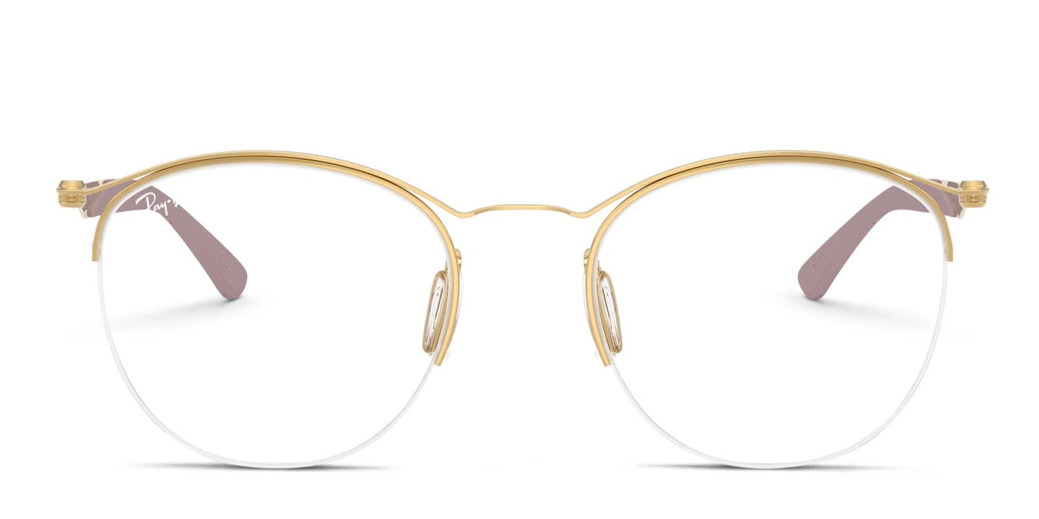 Ray-Ban RX7553 gold frame