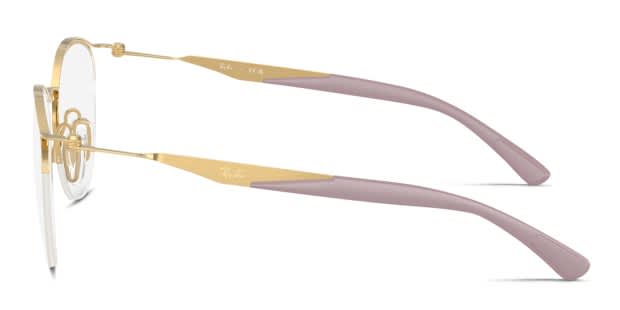 Ray-Ban RX7553 gold frame