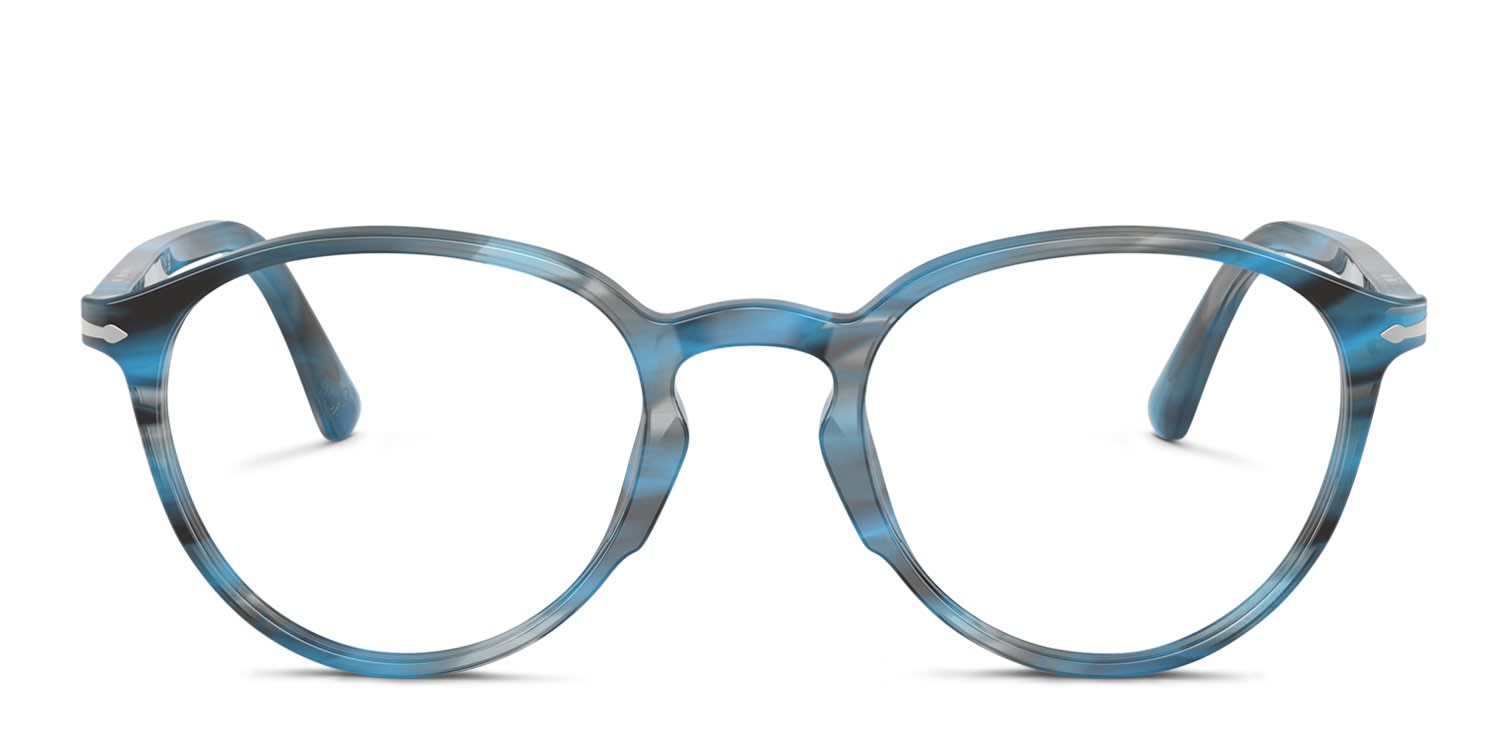 Persol PO3218V Multicolor, Blue, Gray glasses - Multicolor / Blue / Gray - Frontal View