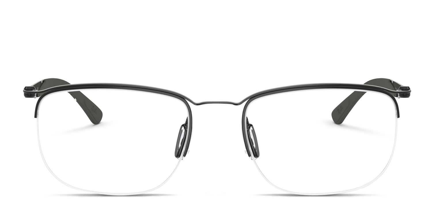 Ray-Ban RX7552 Black glasses - Black - Frontal View
