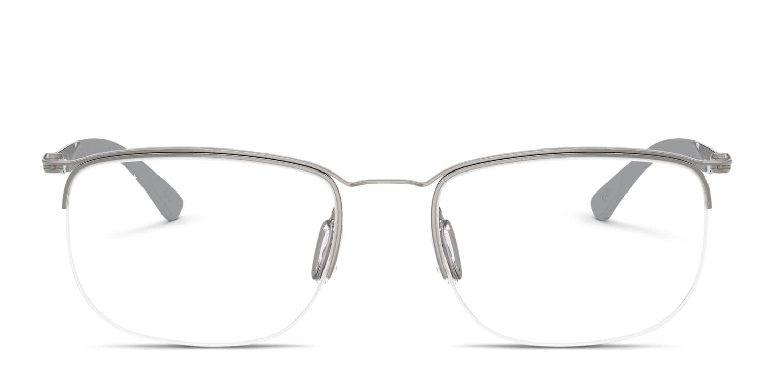 Ray-Ban RX7552 Gunmetal glasses - Gunmetal - Frontal View