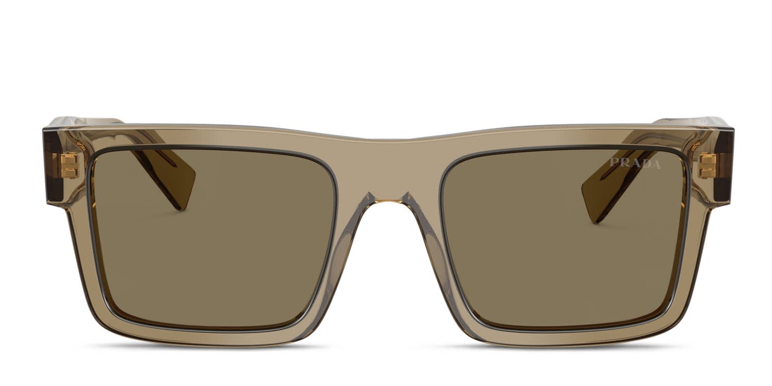 Prada PR19WS Brown, Gray glasses - Brown / Gray - Frontal View