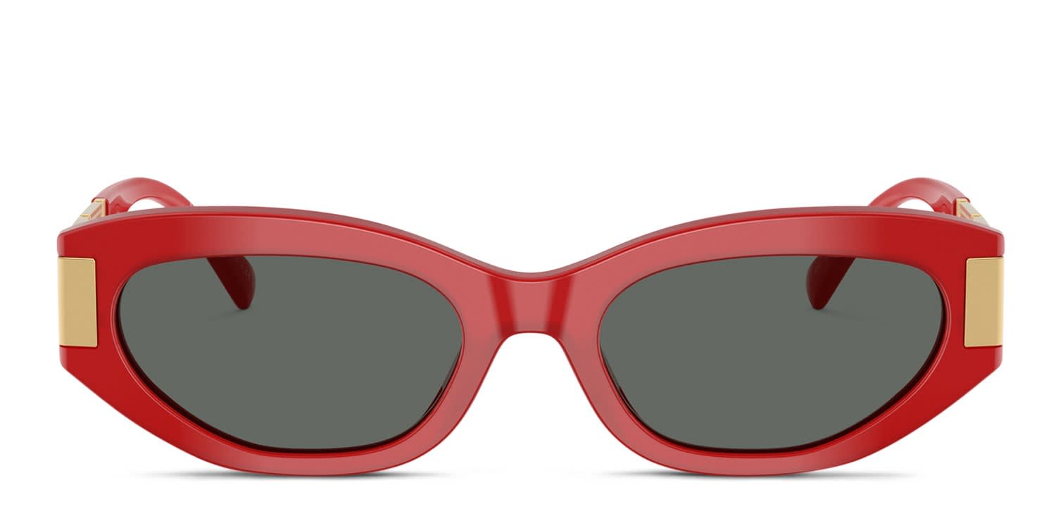 Versace VE4501 Red, Gray glasses - Red / Gray - Frontal View